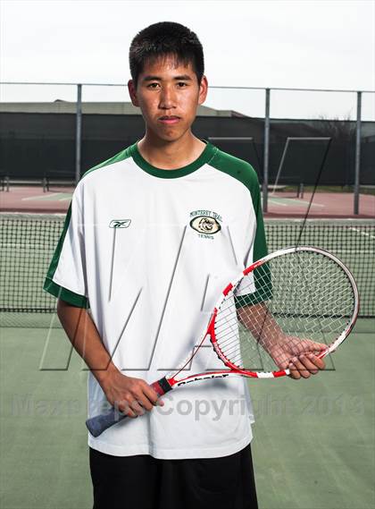 Thumbnail 2 in Monterey Trail Boys Tennis Team and Individual Photos photogallery.