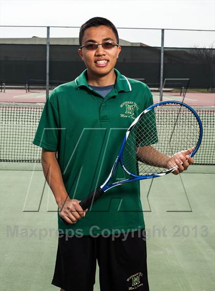 Thumbnail 1 in Monterey Trail Boys Tennis Team and Individual Photos photogallery.