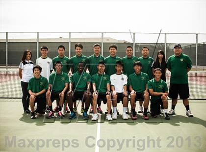Thumbnail 1 in Monterey Trail Boys Tennis Team and Individual Photos photogallery.