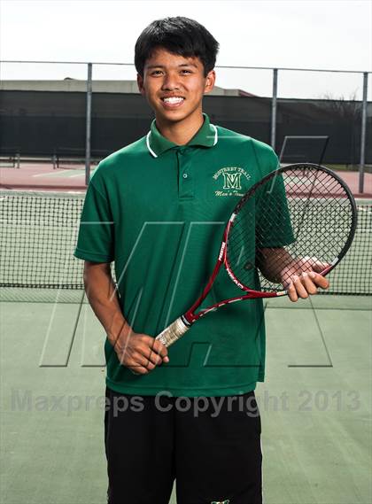 Thumbnail 2 in Monterey Trail Boys Tennis Team and Individual Photos photogallery.