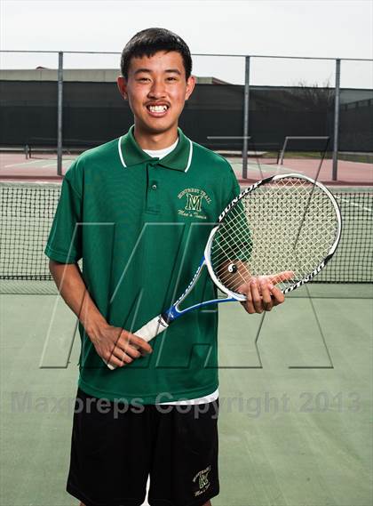 Thumbnail 1 in Monterey Trail Boys Tennis Team and Individual Photos photogallery.