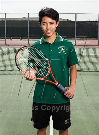 Thumbnail 1 in Monterey Trail Boys Tennis Team and Individual Photos photogallery.