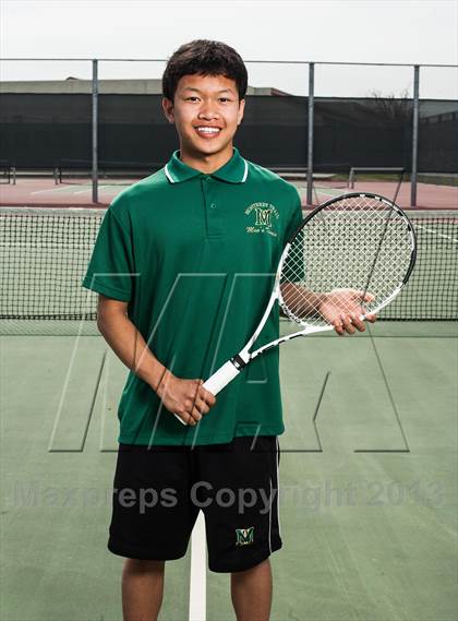 Thumbnail 3 in Monterey Trail Boys Tennis Team and Individual Photos photogallery.