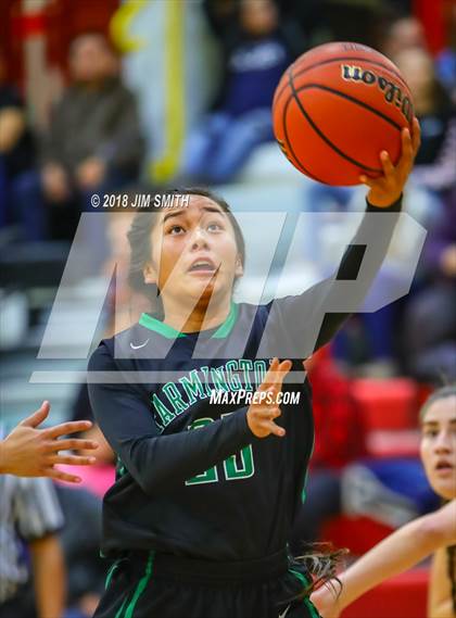 Thumbnail 2 in Farmington vs. Cleveland (Albuquerque Academy Joe Armijo Basketball Classic) photogallery.