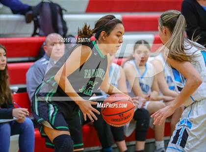 Thumbnail 1 in Farmington vs. Cleveland (Albuquerque Academy Joe Armijo Basketball Classic) photogallery.