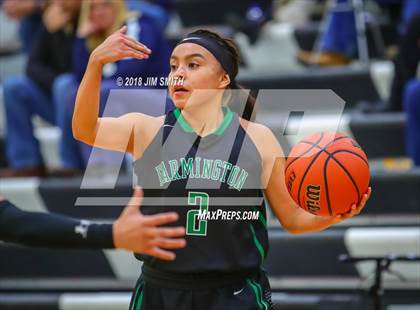 Thumbnail 3 in Farmington vs. Cleveland (Albuquerque Academy Joe Armijo Basketball Classic) photogallery.