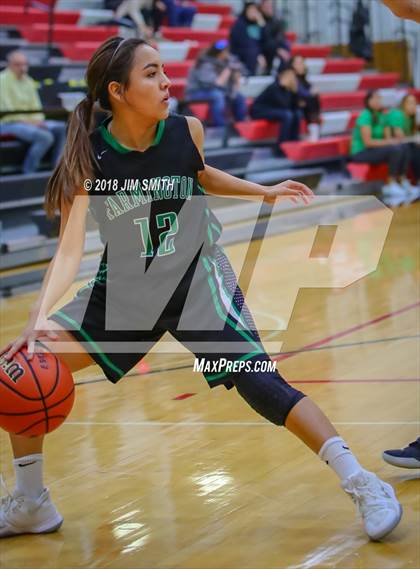 Thumbnail 2 in Farmington vs. Cleveland (Albuquerque Academy Joe Armijo Basketball Classic) photogallery.