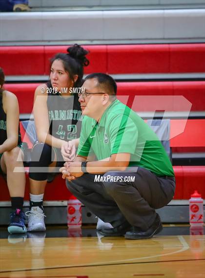 Thumbnail 1 in Farmington vs. Cleveland (Albuquerque Academy Joe Armijo Basketball Classic) photogallery.