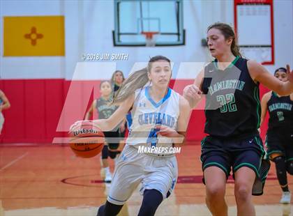 Thumbnail 1 in Farmington vs. Cleveland (Albuquerque Academy Joe Armijo Basketball Classic) photogallery.