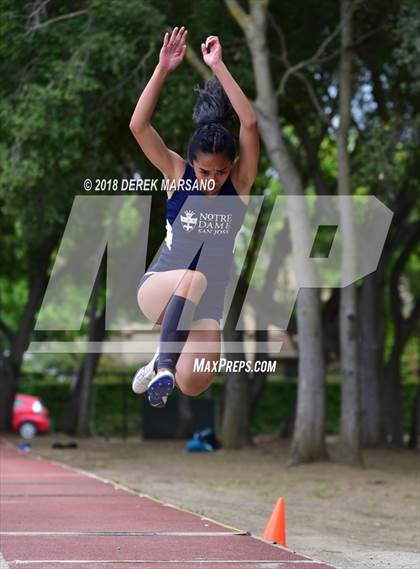 Thumbnail 3 in WBAL Trials (Girls Long Jump) photogallery.