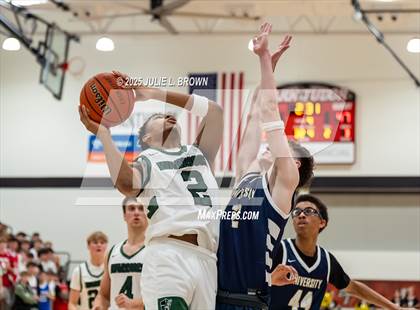 Thumbnail 2 in University vs. Covenant Christian (IHSAA 2A Sectional 42 First Round) photogallery.