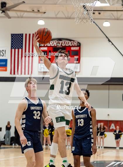 Thumbnail 2 in University vs. Covenant Christian (IHSAA 2A Sectional 42 First Round) photogallery.