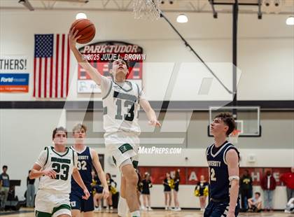 Thumbnail 3 in University vs. Covenant Christian (IHSAA 2A Sectional 42 First Round) photogallery.