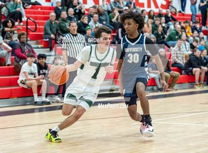Thumbnail 2 in University vs. Covenant Christian (IHSAA 2A Sectional 42 First Round) photogallery.