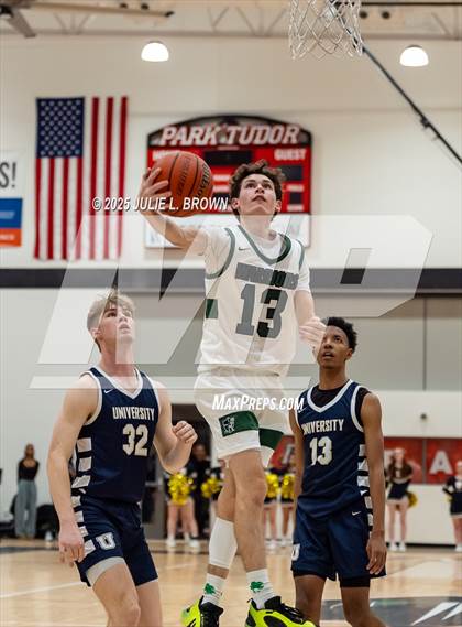 Thumbnail 1 in University vs. Covenant Christian (IHSAA 2A Sectional 42 First Round) photogallery.