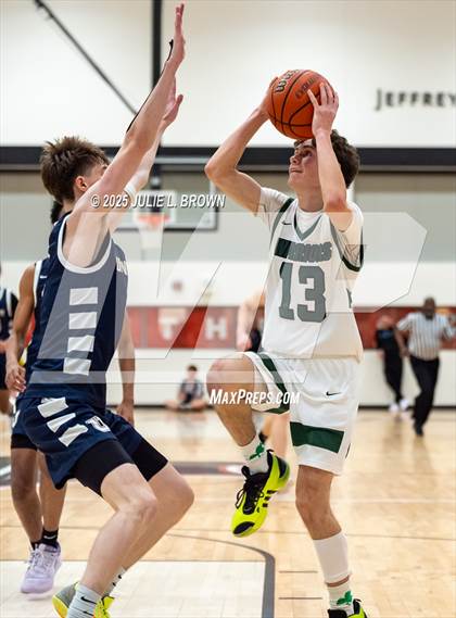 Thumbnail 1 in University vs. Covenant Christian (IHSAA 2A Sectional 42 First Round) photogallery.