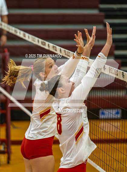 Thumbnail 2 in Cathedral Catholic vs Plano East (Volleypalooza Gold Division Semifinal) photogallery.