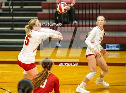 Thumbnail 1 in Cathedral Catholic vs Plano East (Volleypalooza Gold Division Semifinal) photogallery.