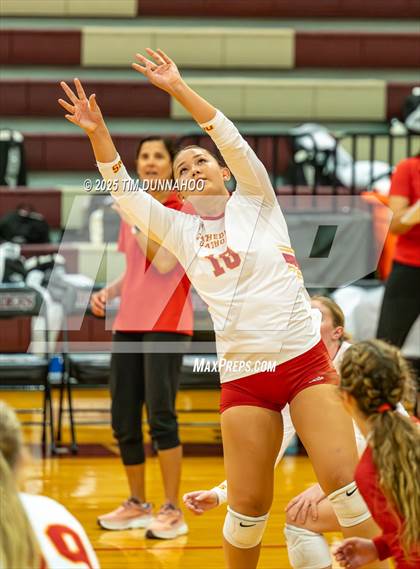Thumbnail 2 in Cathedral Catholic vs Plano East (Volleypalooza Gold Division Semifinal) photogallery.