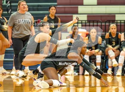 Thumbnail 2 in Cathedral Catholic vs Plano East (Volleypalooza Gold Division Semifinal) photogallery.