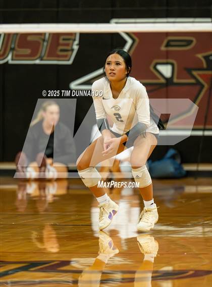 Thumbnail 2 in Cathedral Catholic vs Plano East (Volleypalooza Gold Division Semifinal) photogallery.