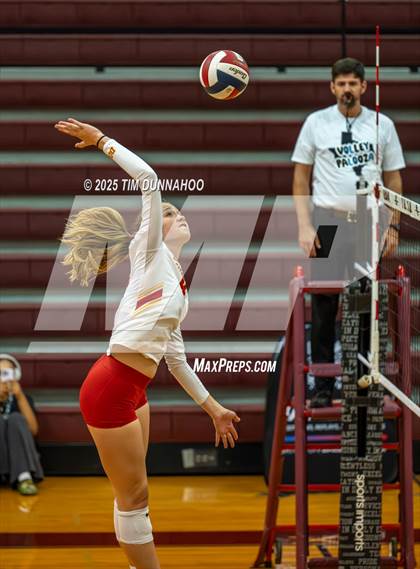 Thumbnail 3 in Cathedral Catholic vs Plano East (Volleypalooza Gold Division Semifinal) photogallery.