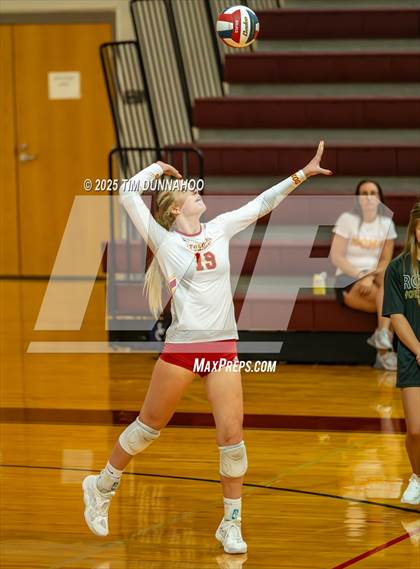Thumbnail 3 in Cathedral Catholic vs Plano East (Volleypalooza Gold Division Semifinal) photogallery.
