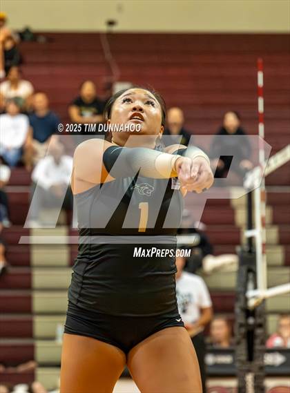 Thumbnail 3 in Cathedral Catholic vs Plano East (Volleypalooza Gold Division Semifinal) photogallery.