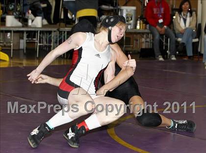 Thumbnail 1 in CIF State Girls Wrestling Championships (Semifinals) photogallery.