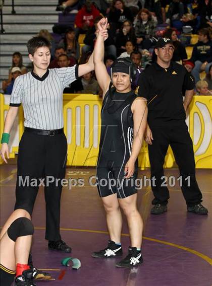 Thumbnail 3 in CIF State Girls Wrestling Championships (Semifinals) photogallery.