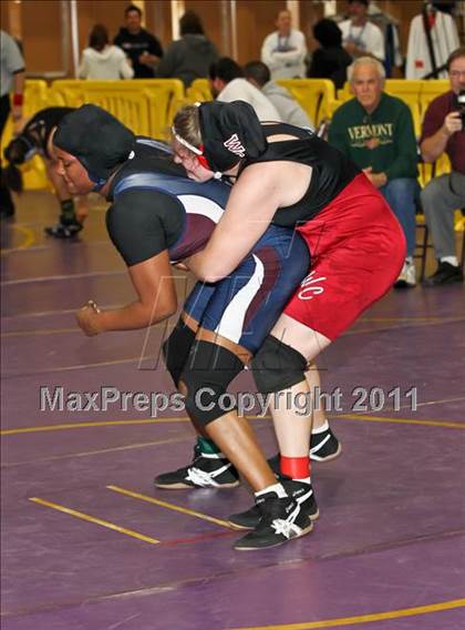Thumbnail 2 in CIF State Girls Wrestling Championships (Semifinals) photogallery.