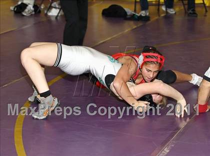 Thumbnail 1 in CIF State Girls Wrestling Championships (Semifinals) photogallery.