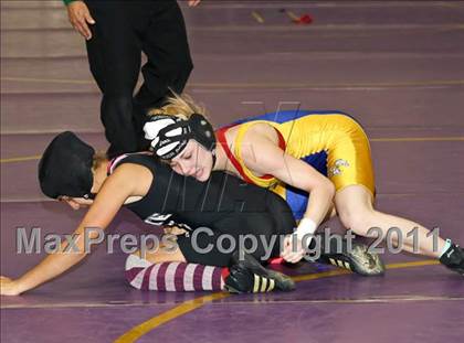 Thumbnail 2 in CIF State Girls Wrestling Championships (Semifinals) photogallery.