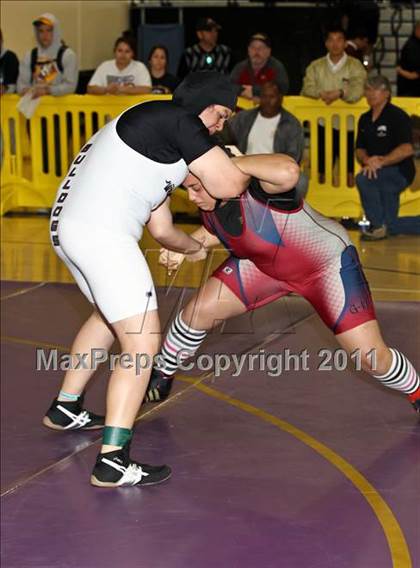 Thumbnail 3 in CIF State Girls Wrestling Championships (Semifinals) photogallery.