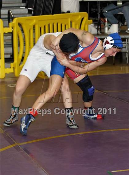 Thumbnail 2 in CIF State Girls Wrestling Championships (Semifinals) photogallery.