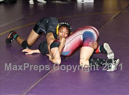 Thumbnail 2 in CIF State Girls Wrestling Championships (Semifinals) photogallery.