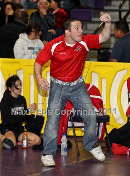 Thumbnail 3 in CIF State Girls Wrestling Championships (Semifinals) photogallery.