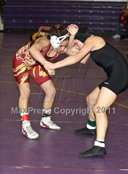 Thumbnail 3 in CIF State Girls Wrestling Championships (Semifinals) photogallery.