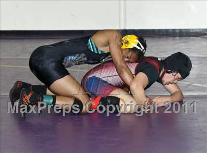 Thumbnail 2 in CIF State Girls Wrestling Championships (Semifinals) photogallery.