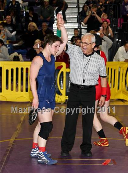 Thumbnail 1 in CIF State Girls Wrestling Championships (Semifinals) photogallery.