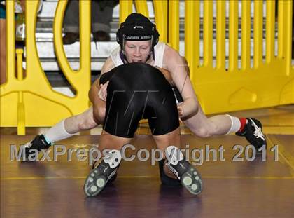 Thumbnail 2 in CIF State Girls Wrestling Championships (Semifinals) photogallery.