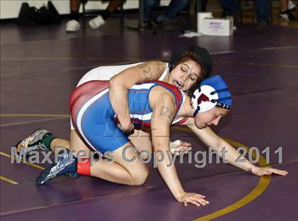 Thumbnail 3 in CIF State Girls Wrestling Championships (Semifinals) photogallery.