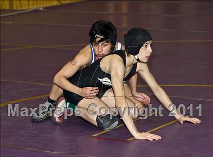 Thumbnail 3 in CIF State Girls Wrestling Championships (Semifinals) photogallery.