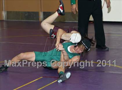 Thumbnail 3 in CIF State Girls Wrestling Championships (Semifinals) photogallery.