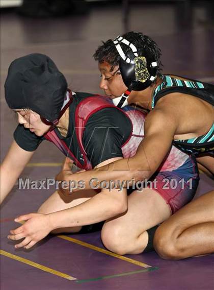 Thumbnail 1 in CIF State Girls Wrestling Championships (Semifinals) photogallery.