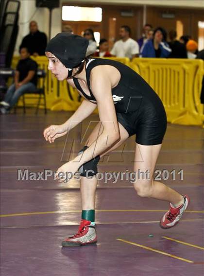 Thumbnail 3 in CIF State Girls Wrestling Championships (Semifinals) photogallery.