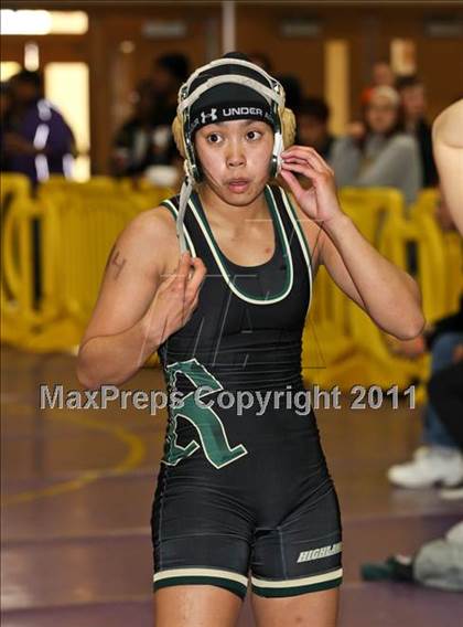 Thumbnail 3 in CIF State Girls Wrestling Championships (Semifinals) photogallery.