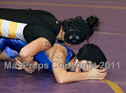 Thumbnail 2 in CIF State Girls Wrestling Championships (Semifinals) photogallery.