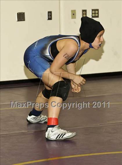 Thumbnail 2 in CIF State Girls Wrestling Championships (Semifinals) photogallery.