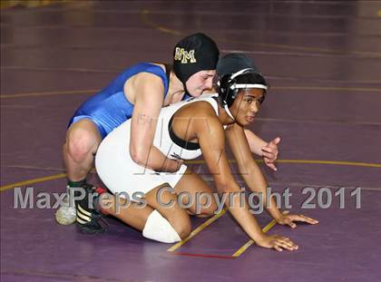 Thumbnail 1 in CIF State Girls Wrestling Championships (Semifinals) photogallery.